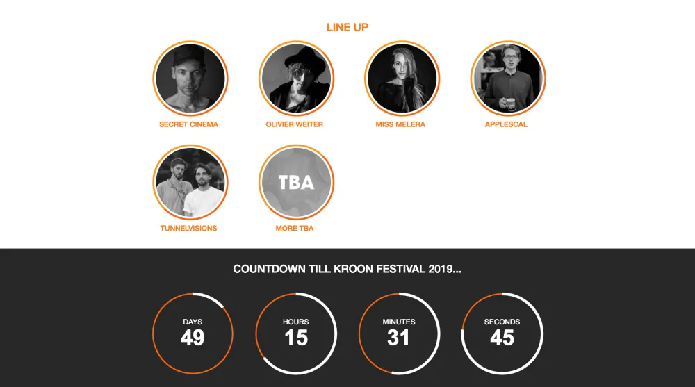 Kroonfestival Rotterdam Line-up